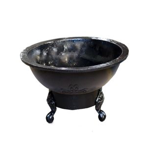 Lenheiro Lareira Braseiro Ferro Fundido Externo Jardim 84Cm