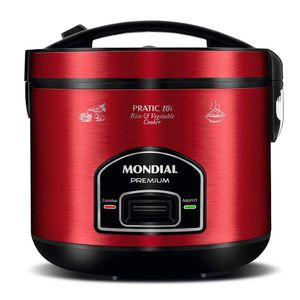 Panela Elétrica Mondial Pratic 10i Pe-46-10x 220v-vermelho/inox