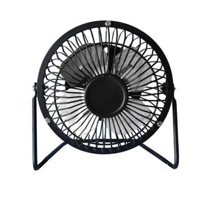 Mini Ventilador Usb De Mesa Articulável - Preto