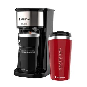 Cafeteira Elétrica Cadence To Go com Copo Extra Red 220V