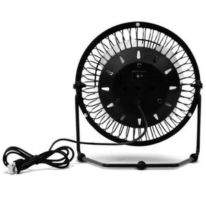 Mini Ventilador Usb Compacto de Mesa para Pc Notebook Preto