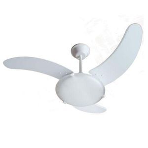 Ventilador De Teto Aura Branco 220V 3 Pás Brancas