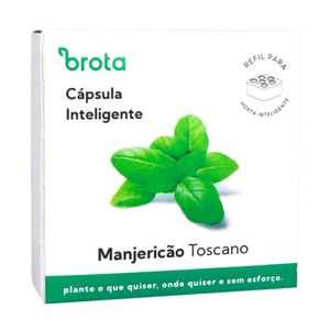 Capsula Manjericao Tosc para Horta Autoirrigavel Brota