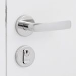 Porta-de-Madeira-Com-Batente-Eucatex-De-Giro-Colmeia-Lisa-Primer-Branco-Modelo-Para-Drywall-210X62x75cm-Lado-Direita