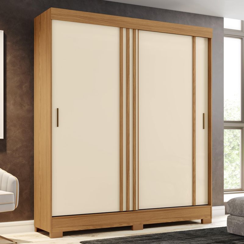 Guarda-Roupa---Roupeiro-2-Portas-Correr-B353-181-Henn-Brizz-Nature-Off-White-Cinza