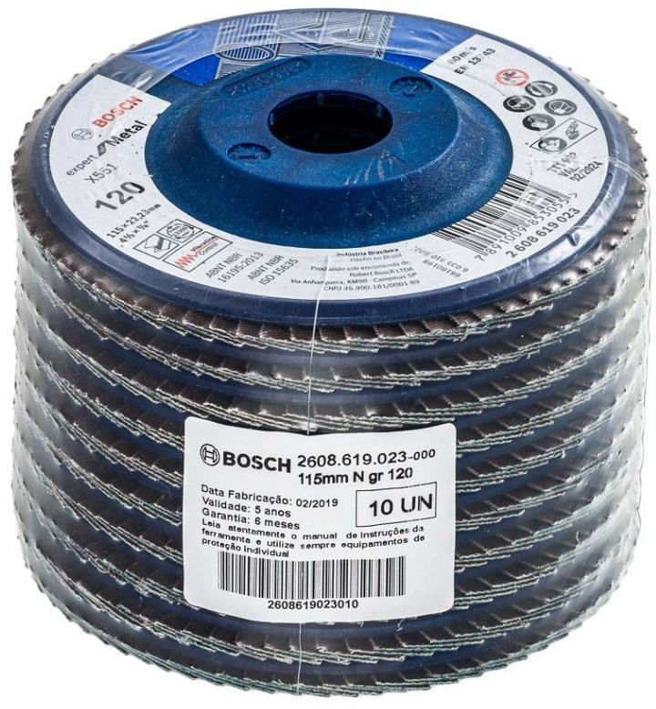 Disco-Flap-Desbaste-Grao-120-BlueMetal-Base-Plastica-Bosch