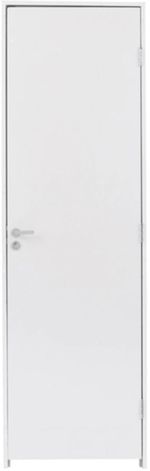 Porta-de-Madeira-Com-Batente-Eucatex-De-Giro-Colmeia-Lisa-Primer-Branco-Modelo-Para-Drywall-210X62x75cm-Lado-Direita