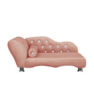 Cama Caminha Diva Pet Veludo Strass Terracota Dvinn