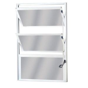 Vitro basculante em alumínio Classic branca - 60x60