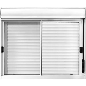 Janela de Aluminio 2 folhas c/Ven Integrada classic- 120x150