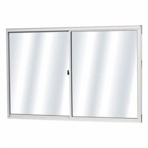 Janela de Correr 2 Folhas Móveis MGM Branco - 100x120