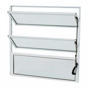Vitro basculante em alumínio Classic branca boreal - 60x50