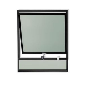 Janela Maxim ar de alumínio 01 seção classic preto - 50x50