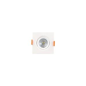 Mini Spot Led Embutir Quadrado Fênix 5w 3000k Mr16 Bivolt Kian
