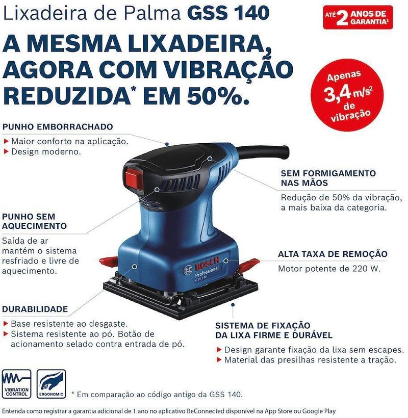Lixadeira-Oscilante-Eletrica-Bosch-GSS140-220W-220V