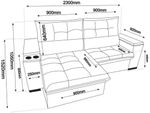 Sofá 4 Lugares Retrátil e Reclinável Boutique Viero Duplo Molejo VeludoMarrom Bombom 230Cm