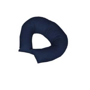 Almofada De Amamentação Suede Azul Marinho - Majú Decor