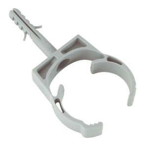 Abraçadeira Com Bucha 1/2" Tramontina Cinza Tramontina