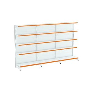 Kit 3 Módulos De Gôndolas Parede 1,70 Fit40 Amapá Expositor Branco