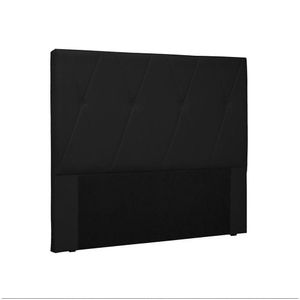Cabeceira Aquilla Para Cama Box Solteiro 90 Cm Corino Preto - D'rossi