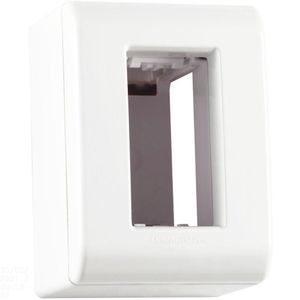 Caixa De Sobrepor 1 Posto Tramontina Lizflex Branca Tramontina