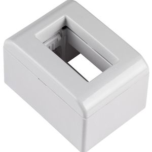 Kit 6 Caixa De Sobrepor 1 Posto Tramontina Lizflex Branca