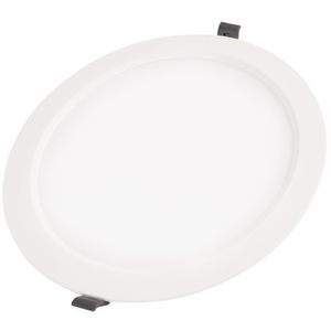 Plafon Led Tramontina Redondo De Embutir Slim 18 W Bivolt 3000 K Luz Amarela