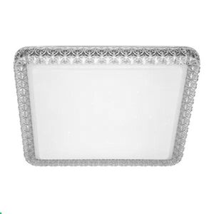 Plafon Shine Led Quadrado 400cm Acrílico Liso 24w - Bivolt 6500k 6500k Branca