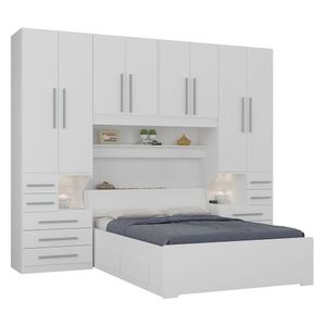 Dormitório De Casal Completo 1223 Branco