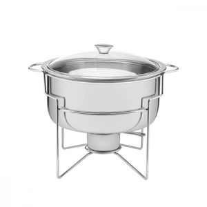 Rechaud Banho Maria Tramontina Em Aço Inox 7 L Com Fogareiro