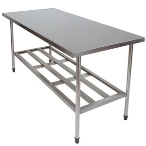 Mesa Lisa Com Prateleira Gradeada 1.00m S312