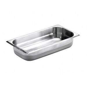 Kit 2 Cubas Gastronomica Inox Gn 1/3 X 65mm (325X176mm)