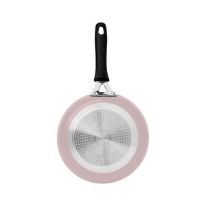 Frigideira Tramontina Tunis Em Alumínio Com Revestimento Interno Cerâmico Antiaderente E Externo Siliconado Rosa Trufado