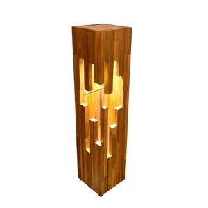 Abajur / Luminária De Chão O'thentique Modelo Stalactite Quadrado