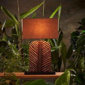 Abajur / Luminária De Mesa O'thentique Modelo Forresta Leaf