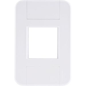 Placa 2 Postos Juntos 4x2 Tramontina Tablet Branca Tramontina