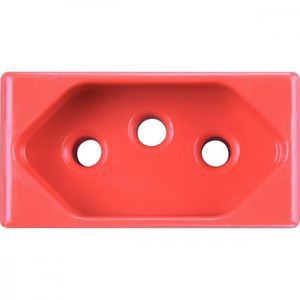 Módulo Tomada 2p+t Tramontina 20 A 250 V Vermelho