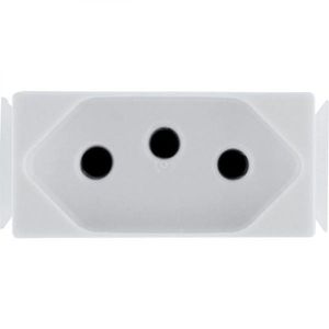 Módulo para Tomada 2p+t Tramontina Aria 10 A 250 V Branco