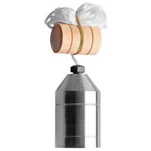 Prumo 750 G Em Com Calço Guia De Madeira E Cordão De Nylon