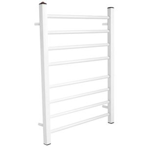 Toalheiro Térmico 2 Toalhas Com Fio Lado Direito Classic Duo01b Aiello Toalheiro Duplo Branco Bivolt
