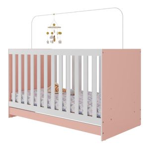 Berço 3 em 1 para Colchão 130 x 60cm Doce de Leite Multimóveis MP0527R