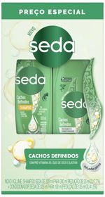 Kit-Shampoo-300ml---Condicionador-190ml-Seda-Cachos-Definidos-Com-Pro-Vitamina-B5-Oleo-de-Coco-e-Ela