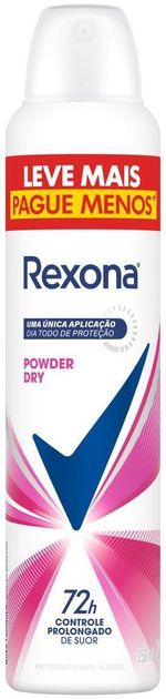 Antitranspirante Aerossol Powder Dry 72h Rexona 250ml Spray