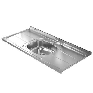 Pia De Cozinha A03 160cm Com Cuba Inox