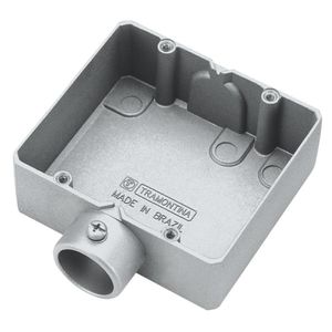 Condulete Duplo 3/4 Polegada Tipo "ed" - Sem Tampa / Sem Rosca / Sem Pintura