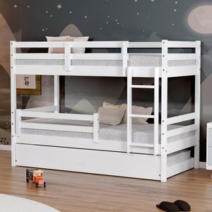 Treliche Infantil Eco  Madeira Maciça Branco