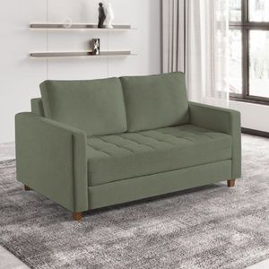 Sofá Cama Casal Marcelle 2 Lugares Talento Móveis Verde