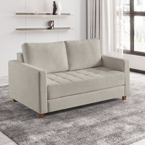Sofá Cama Casal Marcelle 2 Lugares Talento Móveis Off White