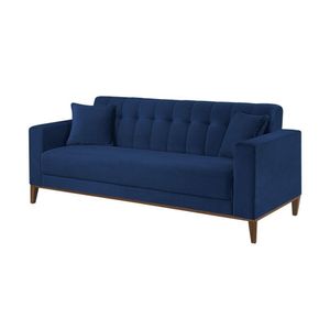 Sofa Liverpool 3 Lugares 195 Cm Talento Móveis Veludo Paris