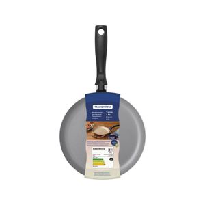 Panquequeira Tramontina Turim Interno E Externo Em Antiaderente Starflon Max Chumbo 18 Cm